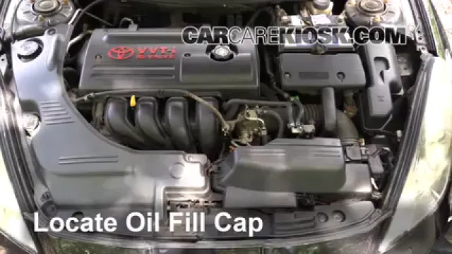 2001 Toyota Celica GT 1.8L 4 Cyl. Aceite Agregar aceite